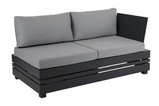 Ambon 2-Seater Sofa - Anthracite - Right Product Image